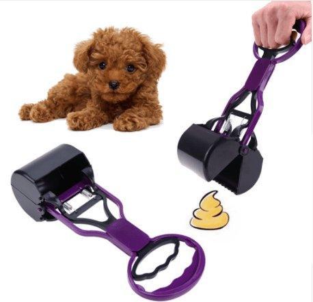Colorful Dog Toilet Picker With Long Handle - Convenient And Stylish Waste Collection Tool - Pets Perfect