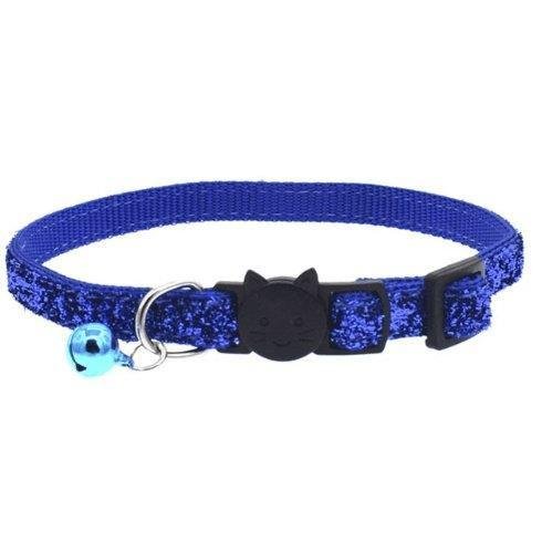 Colorful Fish Scale Cat Collar With Adjustable Bell - Stylish And Safe Pet Accessory - Pets Perfect