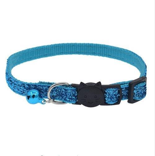 Colorful Fish Scale Cat Collar With Adjustable Bell - Stylish And Safe Pet Accessory - Pets Perfect