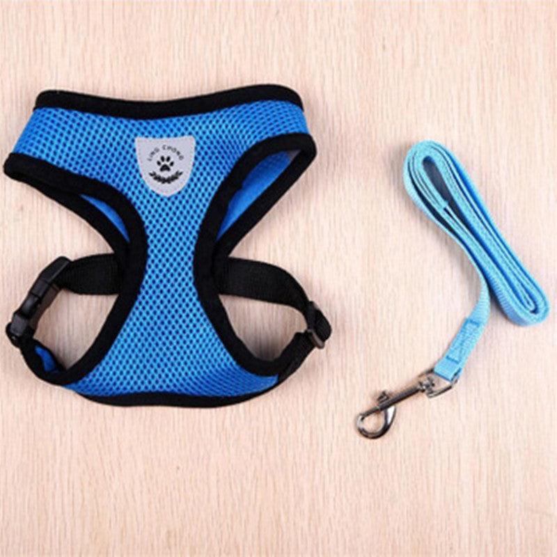 Comfort Mesh Dog Vest Harness - Stylish And Breathable Dog Chest Harness - Pets Perfect