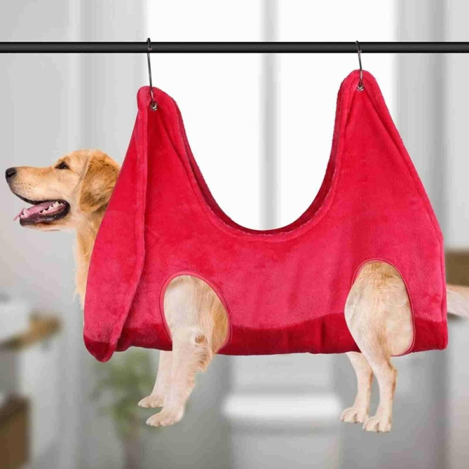 Dog Hugs Cat Grooming Restraint Loop - Soft Cloth, 3 Sizes - Pets Perfect