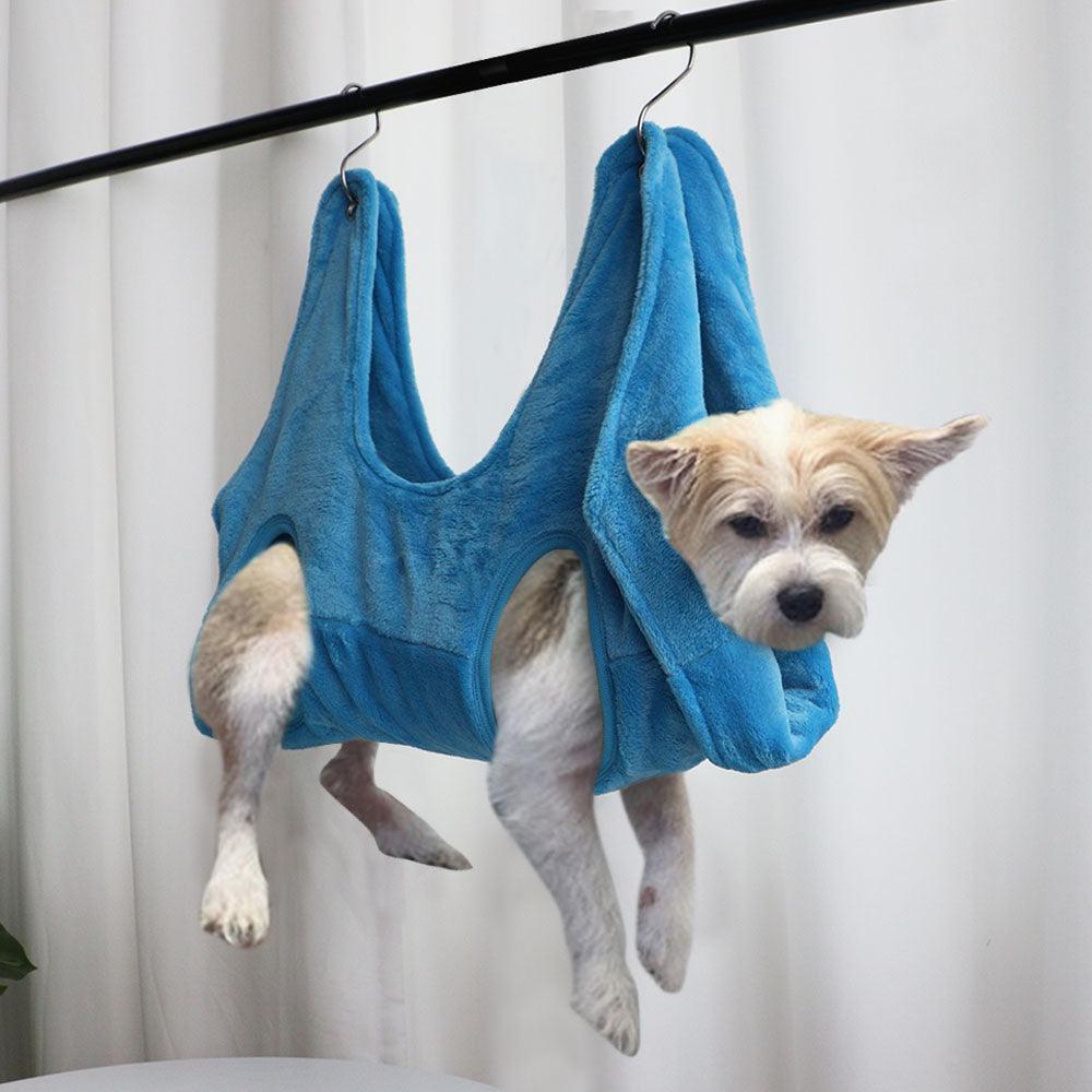 Dog Hugs Cat Grooming Restraint Loop - Soft Cloth, 3 Sizes - Pets Perfect