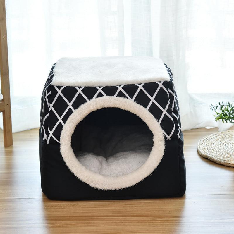 Cosycave Cat Hideaway - Cozy Enclosed Pet Bed For Cats And Small Dogs - Pets Perfect