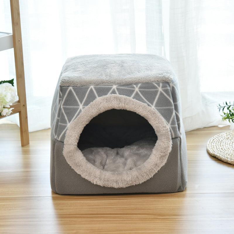 Cosycave Cat Hideaway - Cozy Enclosed Pet Bed For Cats And Small Dogs - Pets Perfect