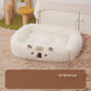 Cozy Alpaca Retreat: Cat And Dog Winter Bed With Cushion