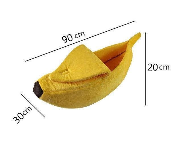 Cozy Banana Dog Bed - The Ultimate Snuggle Spot For Your Furry Friend - Pets Perfect