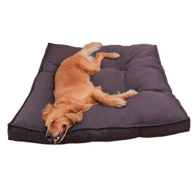 Cozy Canine Cushion - Brown Dog Pillow Bed - Pets Perfect