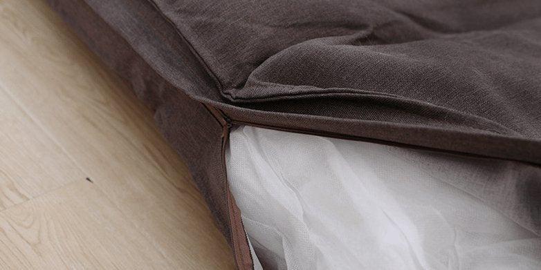 Cozy Canine Cushion - Brown Dog Pillow Bed - Pets Perfect