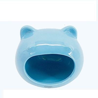 Ceramic Hamster Hideout - Durable Sleeping Nest for Small Pets - Pets Perfect