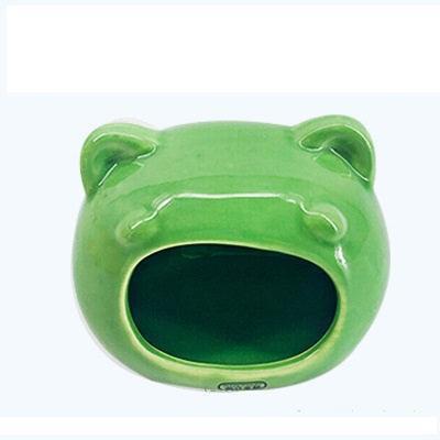 Ceramic Hamster Hideout - Durable Sleeping Nest for Small Pets - Pets Perfect