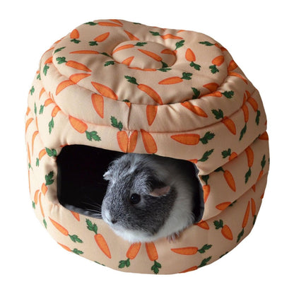 Cozy Cotton Bunny Guinea Pig Winter Nest - Pets Perfect