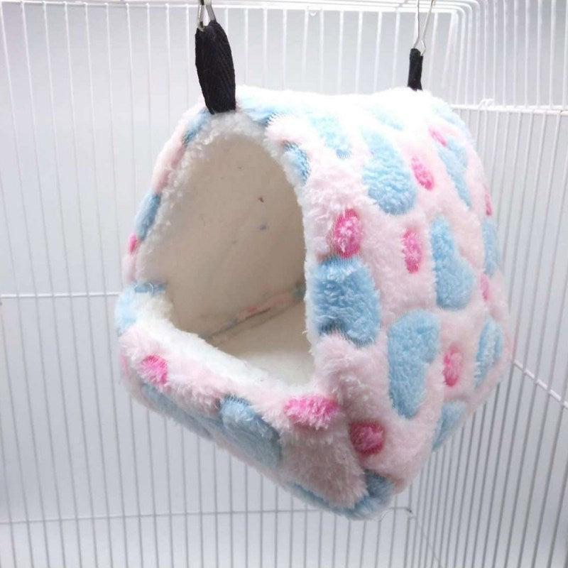 Cotton Pet Bed & Swing for Hamsters, Squirrels & Chinchillas - Pets Perfect