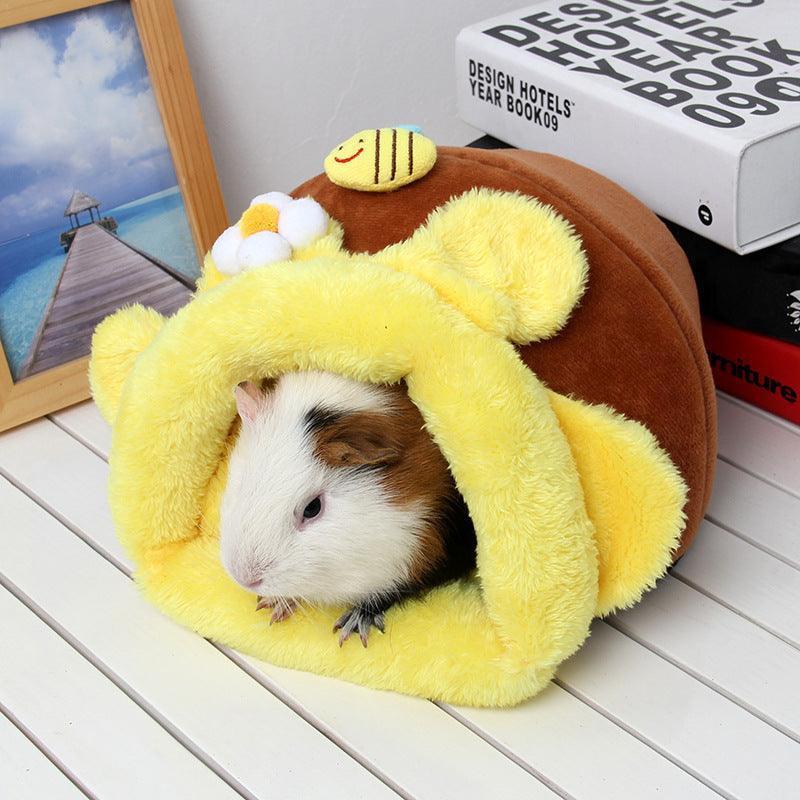 Plush Pet Haven for Small Animals - Spacious Bed & Hideaway - Pets Perfect