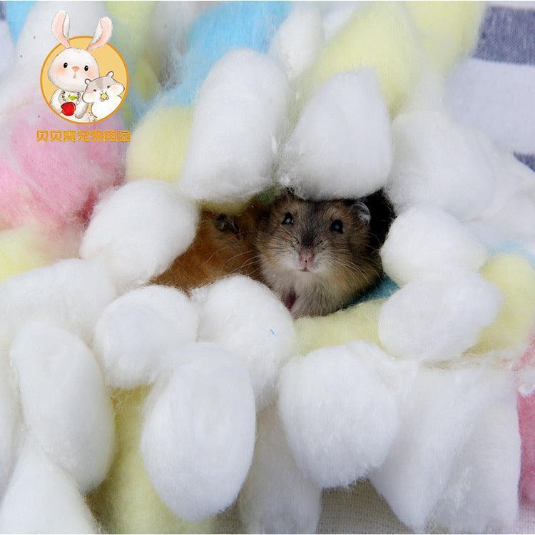 Colorful Cotton Nest for Small Pets Winter Warmth - Pets Perfect