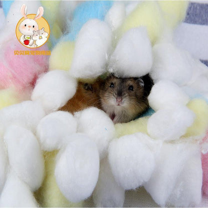 Colorful Cotton Nest for Small Pets Winter Warmth - Pets Perfect