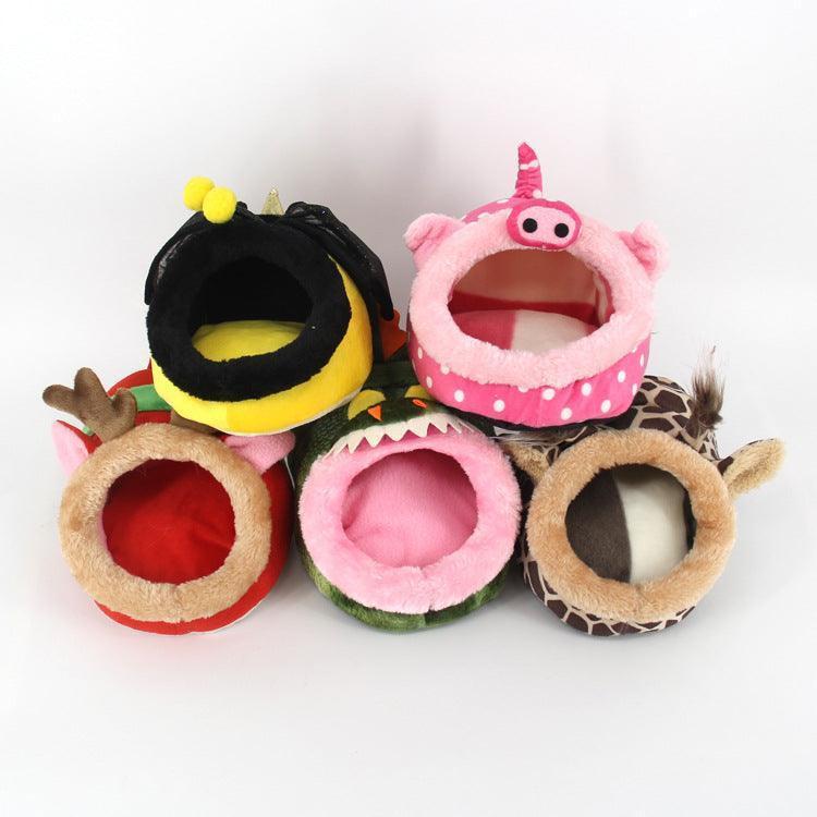 Soft Pet Bed for Small Animals - Washable Cushioned Haven - Pets Perfect