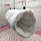 Plush Tunnel Nest for Small Pets - Cozy Hideaway & Sleeping Tube - Pets Perfect