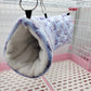 Plush Tunnel Nest for Small Pets - Cozy Hideaway & Sleeping Tube - Pets Perfect