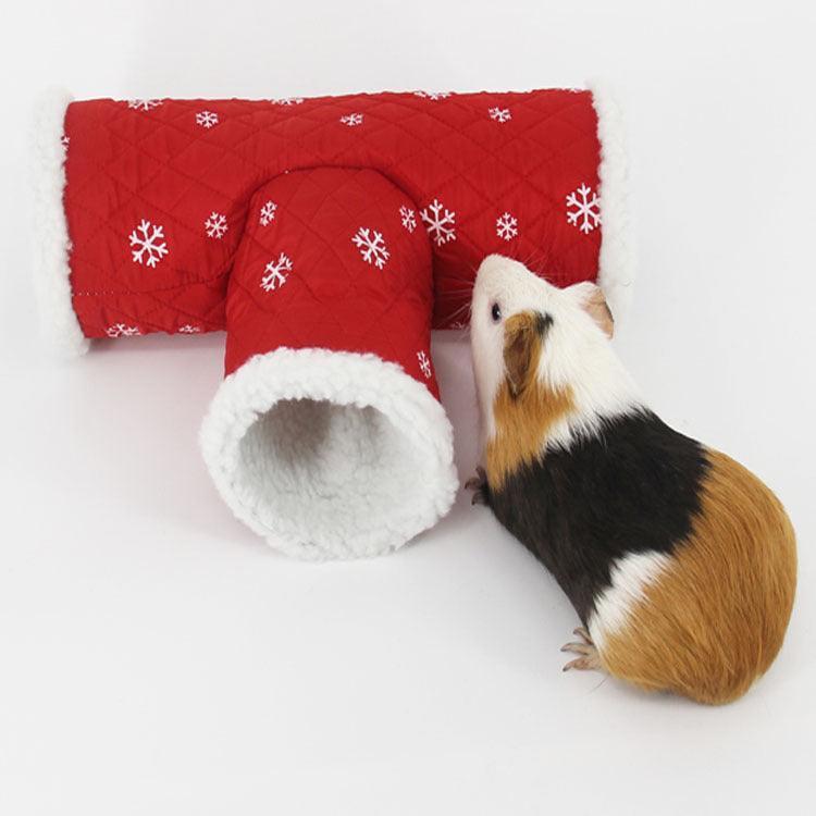 Cozy Critter Winter Retreat - Three - Channel Sleeping Bag for Hamsters & Hedgehogs - Pets Perfect