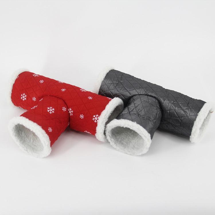 Cozy Critter Winter Retreat - Three - Channel Sleeping Bag for Hamsters & Hedgehogs - Pets Perfect