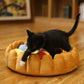 Cozy Fruit Tart Pet Bed - A Sweet Retreat For Your Furry Friends