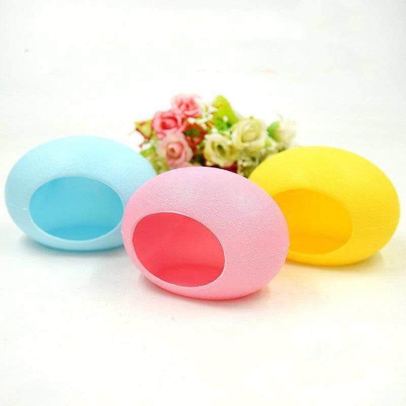 Cozy Hamster Haven - Easter Egg Nest Plastic Hideout for Hamsters - Pets Perfect