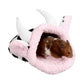 Plush Pet Nest for Guinea Pigs - Warm Soft Retreat for Small Animals - Pets Perfect