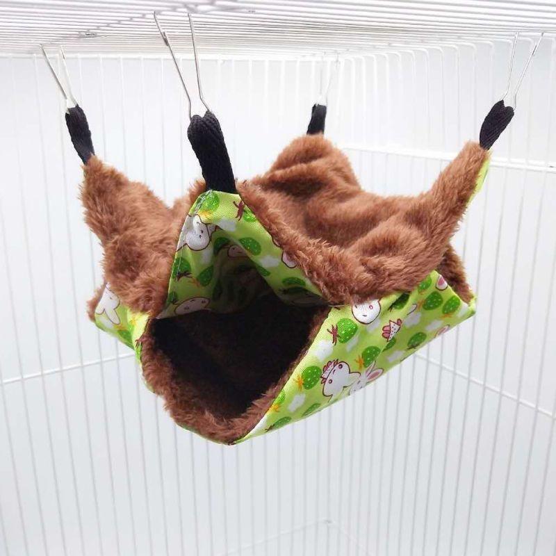 Fabric Hammock for Hamsters Cozy Elevated Bed - Pets Perfect