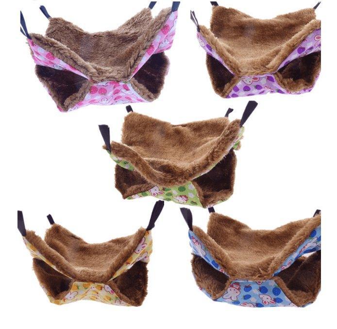 Fabric Hammock for Hamsters Cozy Elevated Bed - Pets Perfect