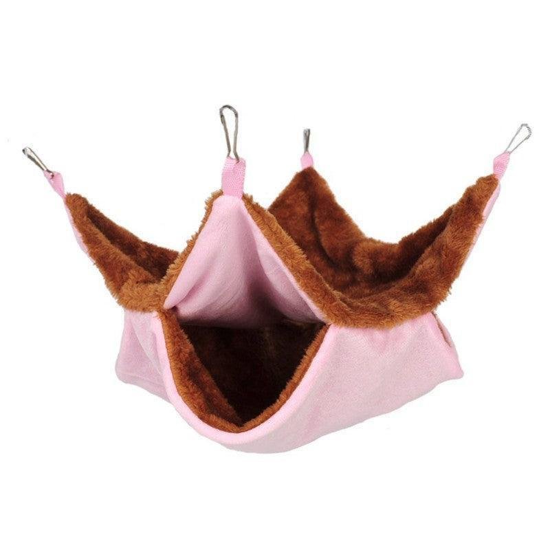 Plush Hamster Nest & Hammock with Metal Buckle - Pets Perfect