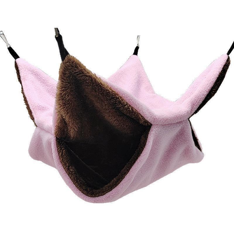 Plush Hamster Nest & Hammock with Metal Buckle - Pets Perfect