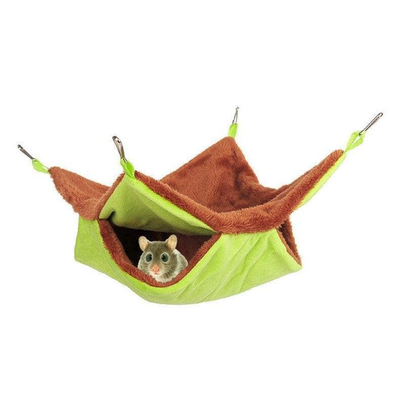 Plush Hamster Nest & Hammock with Metal Buckle - Pets Perfect