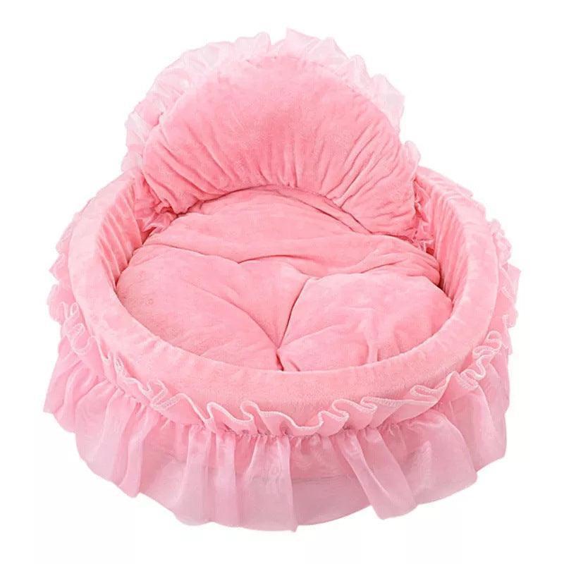 Cozy Haven Lace Pet Bed - Pets Perfect