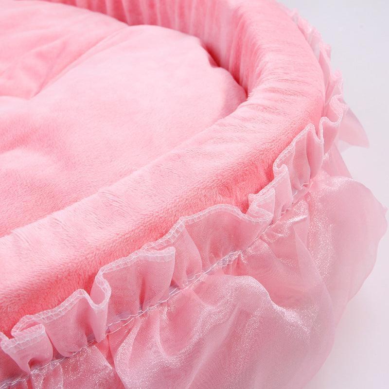 Cozy Haven Lace Pet Bed - Pets Perfect