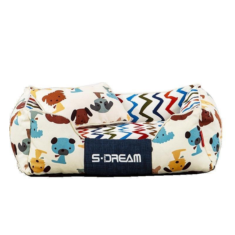 Cozy Haven: The Ultimate Removable And Washable Dog Cat Bed - Pets Perfect