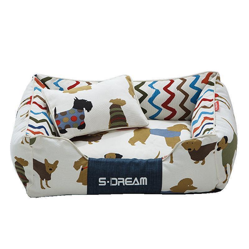 Cozy Haven: The Ultimate Removable And Washable Dog Cat Bed - Pets Perfect