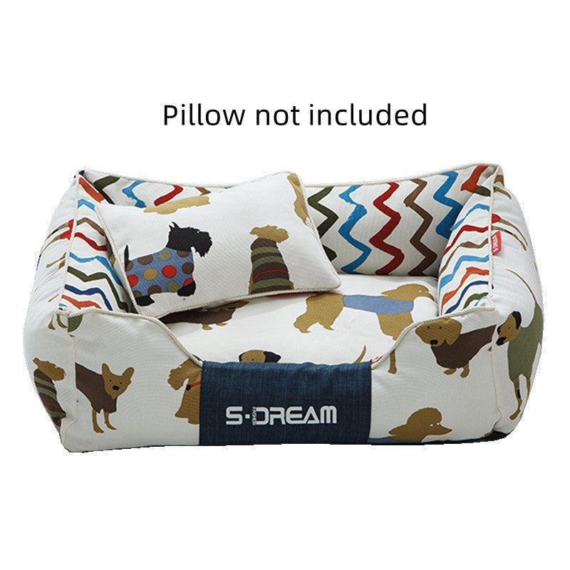 Cozy Haven: The Ultimate Removable And Washable Dog Cat Bed - Pets Perfect