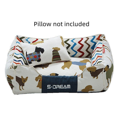 Cozy Haven: The Ultimate Removable And Washable Dog Cat Bed - Pets Perfect