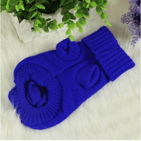Cozy Knitted Wool Dog Sweater - Warm Winter Pet Clothing - Pets Perfect