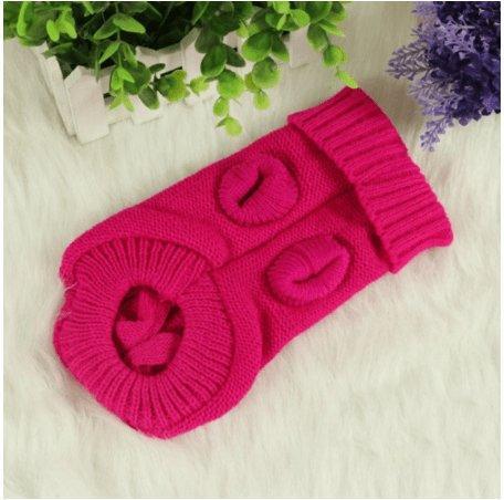 Cozy Knitted Wool Dog Sweater - Warm Winter Pet Clothing - Pets Perfect