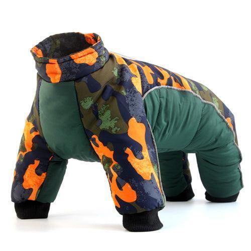 Cozy Paws Winter Dog Jacket - Cotton Clothes in 5 Vibrant Colors - Pets Perfect