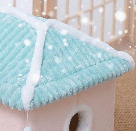 Cozy Retreat Cat House - The Ultimate Enclosed Cat Villa - Pets Perfect
