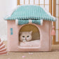 Cozy Retreat Cat House - The Ultimate Enclosed Cat Villa - Pets Perfect