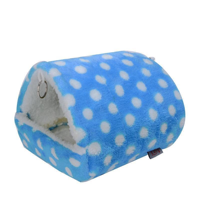 Cozy Triangle Retreat: Luxurious Hamster Bird House Bed - Pets Perfect