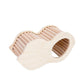 Cozy Woodland Retreat - Wooden Hamster Hideout with Stitching Details - Pets Perfect