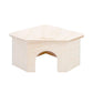 Cozy Woodland Retreat - Wooden Hamster Hideout with Stitching Details - Pets Perfect