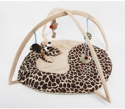 Cozycat Foldable Cartoon Cat Play Tent Hammock: The Ultimate Cat Haven - Pets Perfect