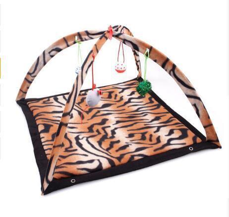Cozycat Foldable Cartoon Cat Play Tent Hammock: The Ultimate Cat Haven - Pets Perfect
