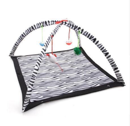 Cozycat Foldable Cartoon Cat Play Tent Hammock: The Ultimate Cat Haven - Pets Perfect
