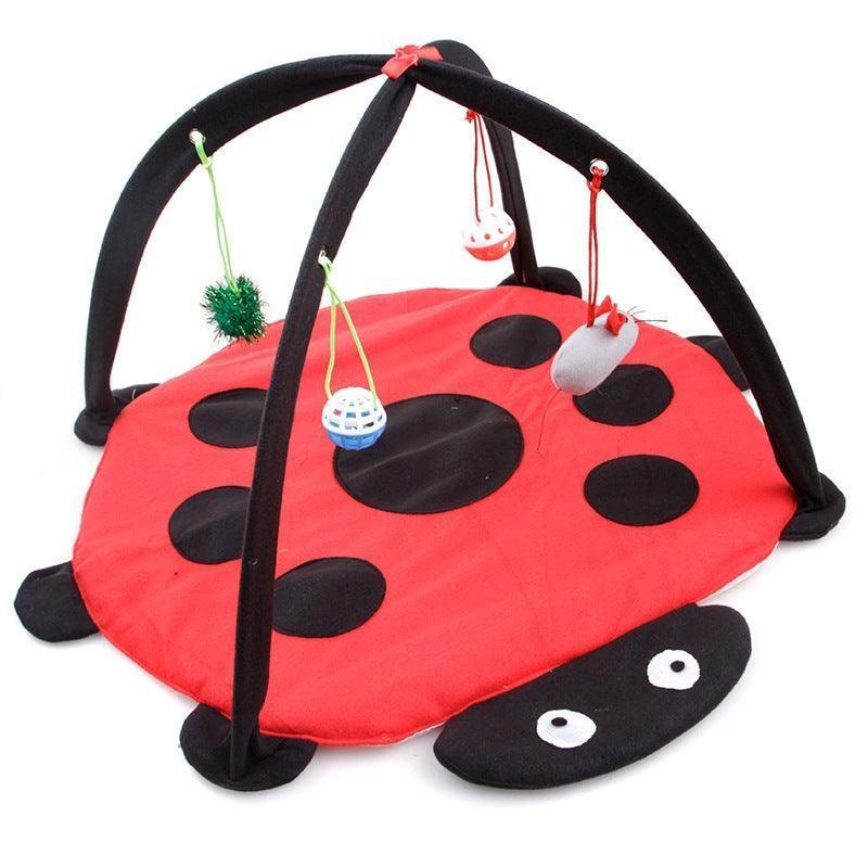 Cozycat Foldable Cartoon Cat Play Tent Hammock: The Ultimate Cat Haven - Pets Perfect